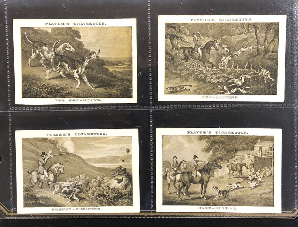 Thumbnail: Players Old Sporting Prints Cigarette Cards