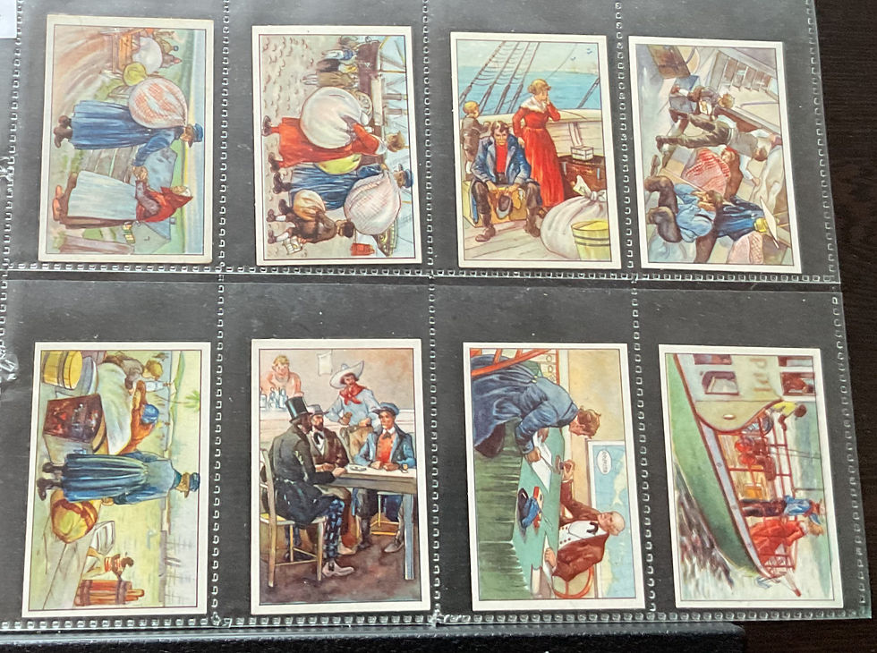 British American Tobacco B.A.T Gold Dollar In Prairie Und Urwald Cigarette Cards