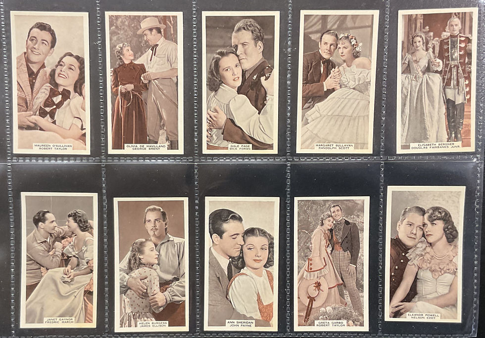 Thumbnail: A. & M. Wix Film Favourites 3rd Series Cigarette Cards