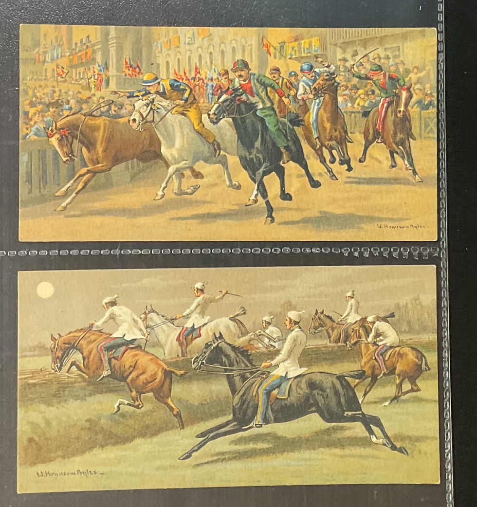 Thumbnail: Carreras Races Historic & Modern Cigarette Cards