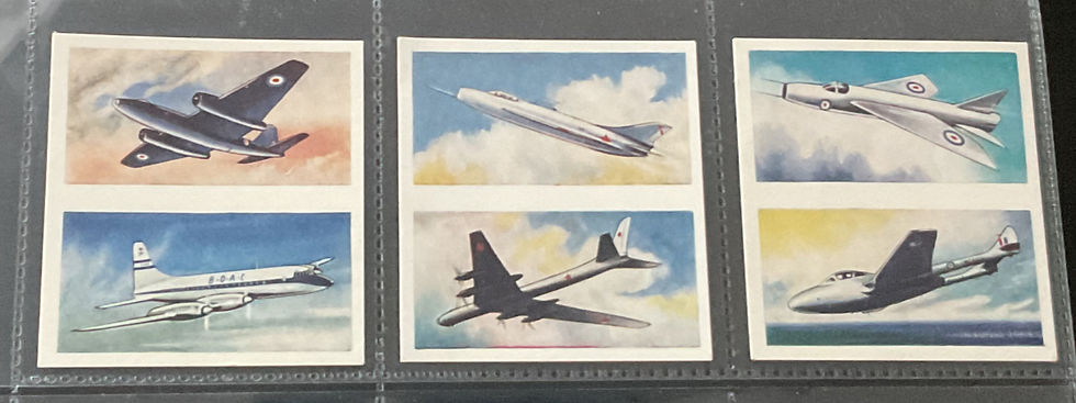 Thumbnail: Halpins Tea Aircraft Of The World Cards Doubles Tea Cards