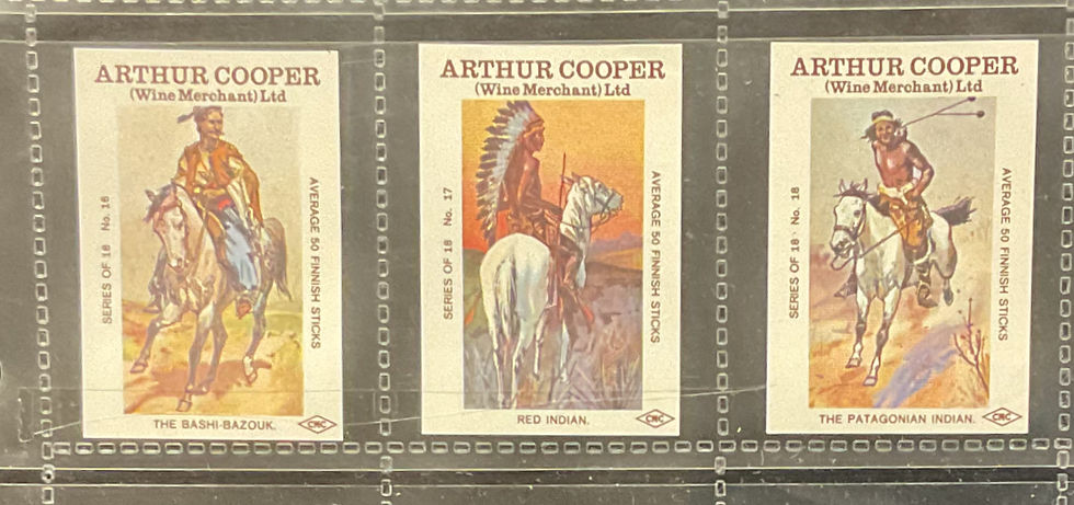 Thumbnail: Arthur Cooper Riders Of The World Match Box Labels