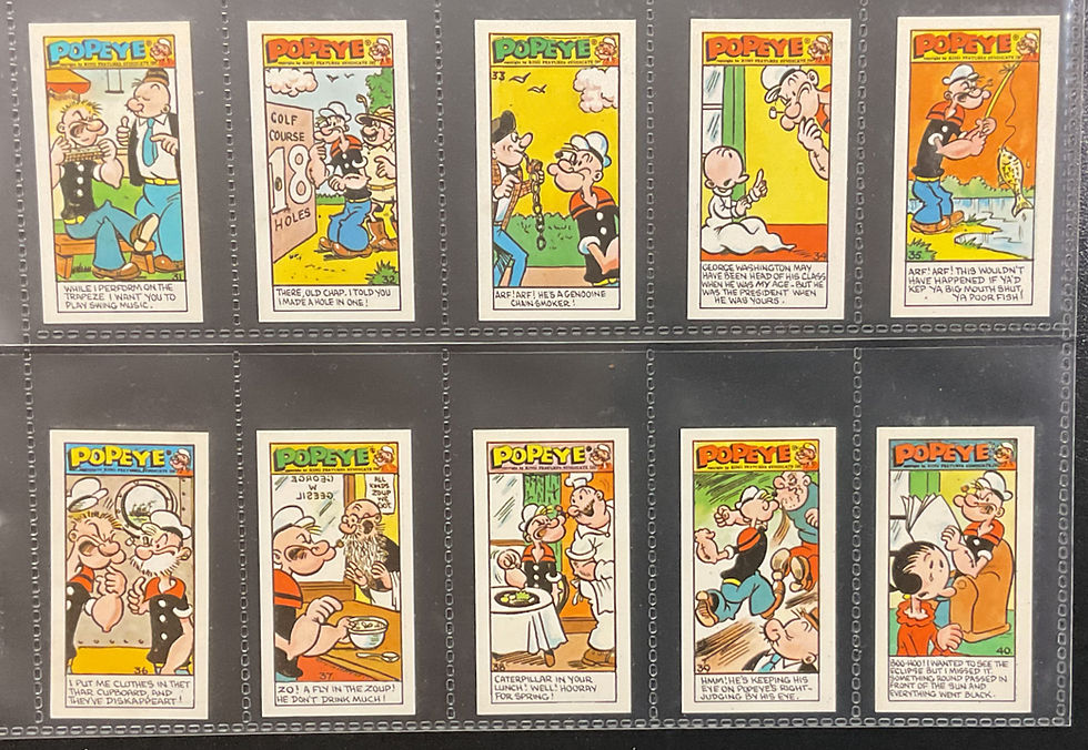 Thumbnail: Primrose Popeye 4th Series Confectionary Cards