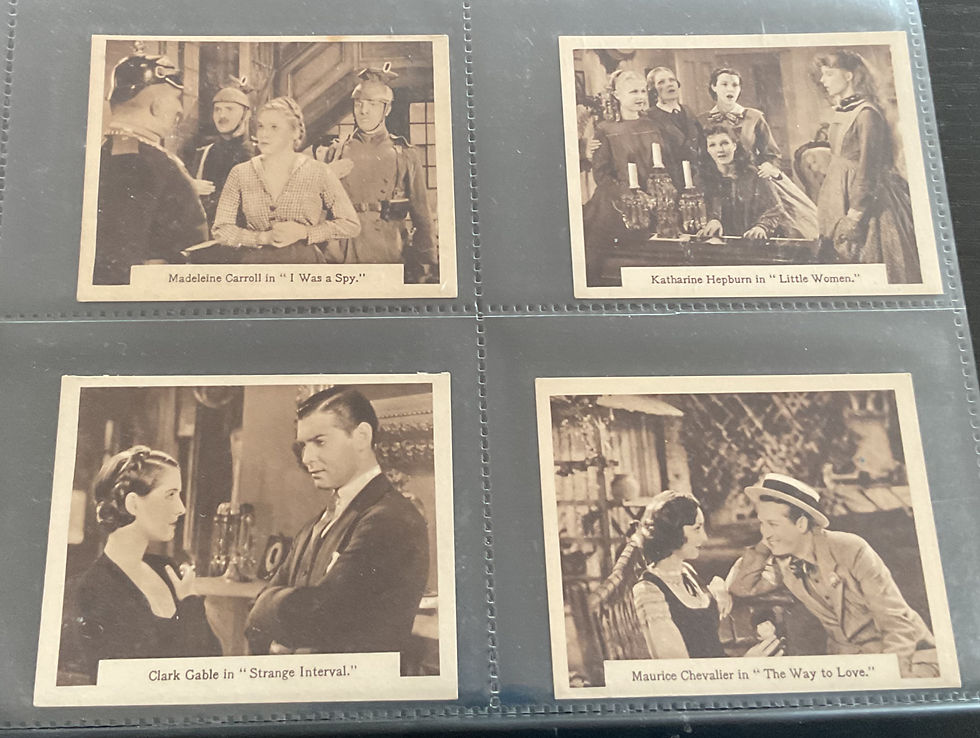 Thumbnail: Anonymous Film Stars Cigarette Cards
