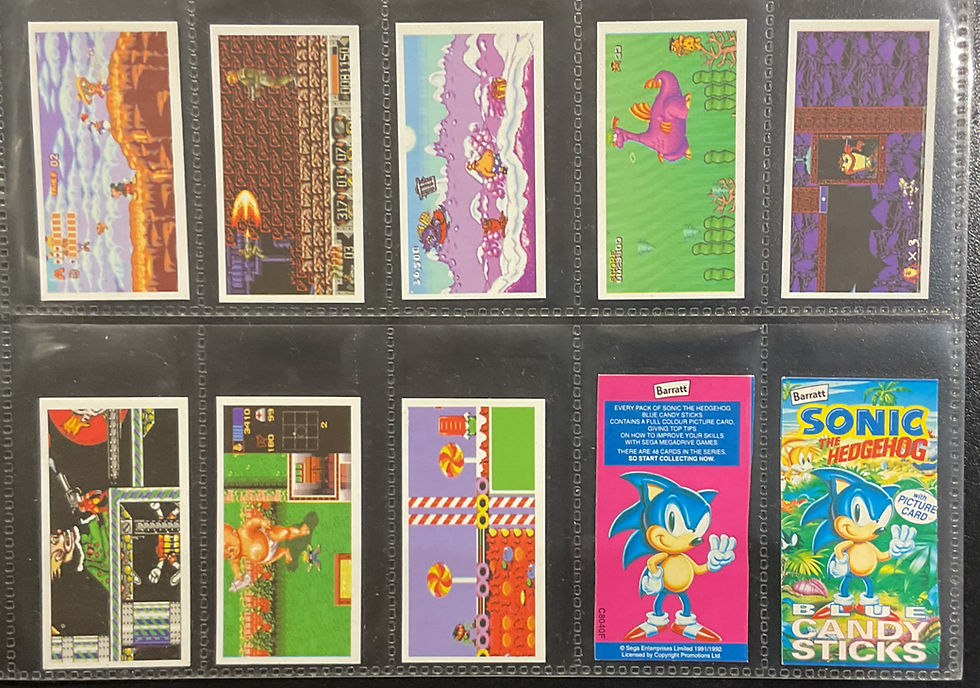 Thumbnail: Trebor Basset Sonic The Hedgehog Confectionary Cards