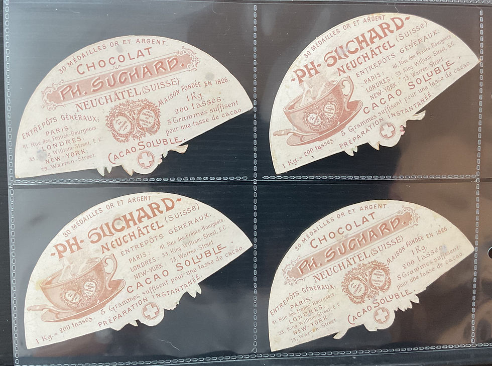 Thumbnail: Chocolat Suchard Children At Dance Die Cut Confectionary Cards