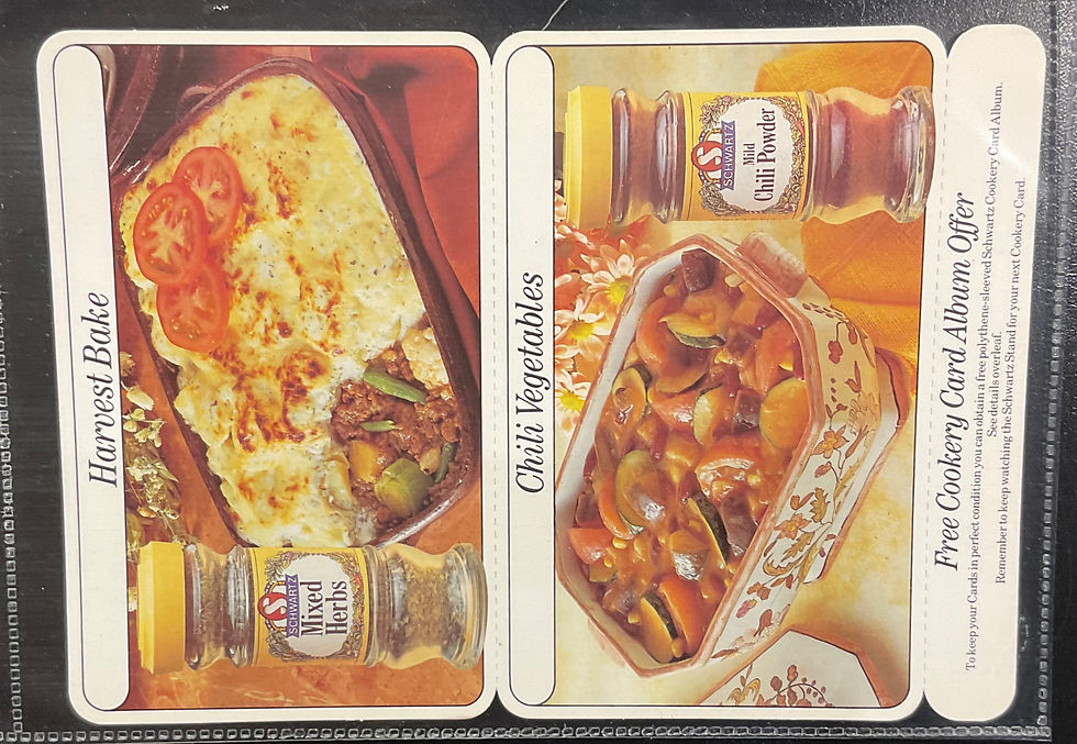 Thumbnail: Schwartz Recipe Cards Trade Cards