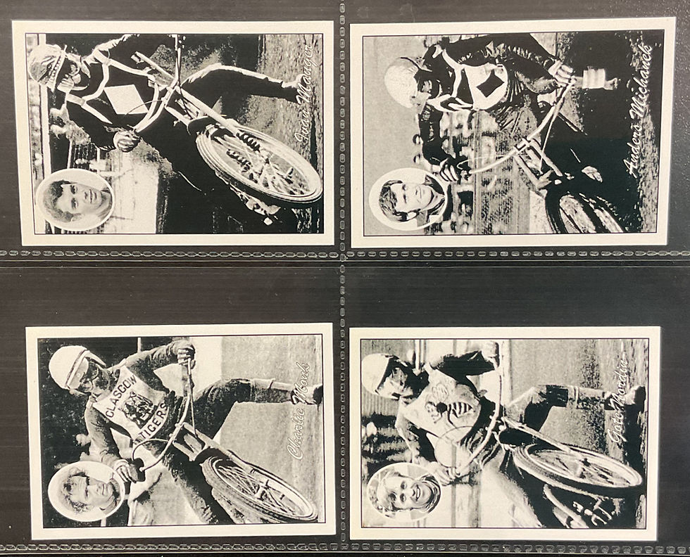 Thumbnail: Sporting Collectibles Speedway In Action Personalities 1st Series Trade Cards