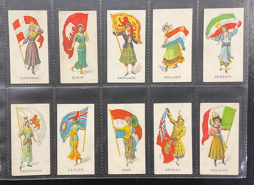 Thumbnail: Bells Women Of All Nations Cigarette Cards