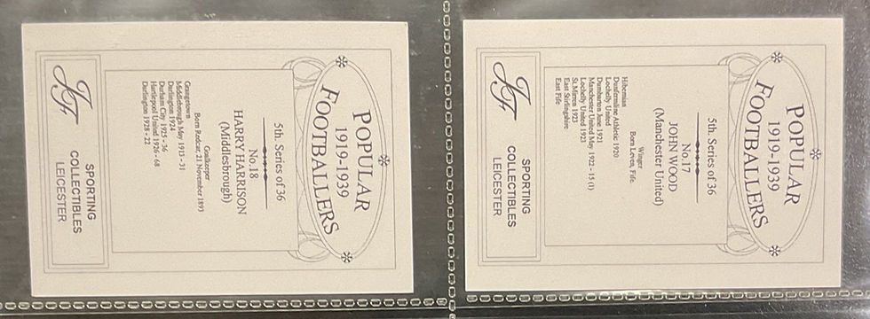 Thumbnail: Sporting Collectibles Popular Footballers 1919-1939 5th Football Trade Cards