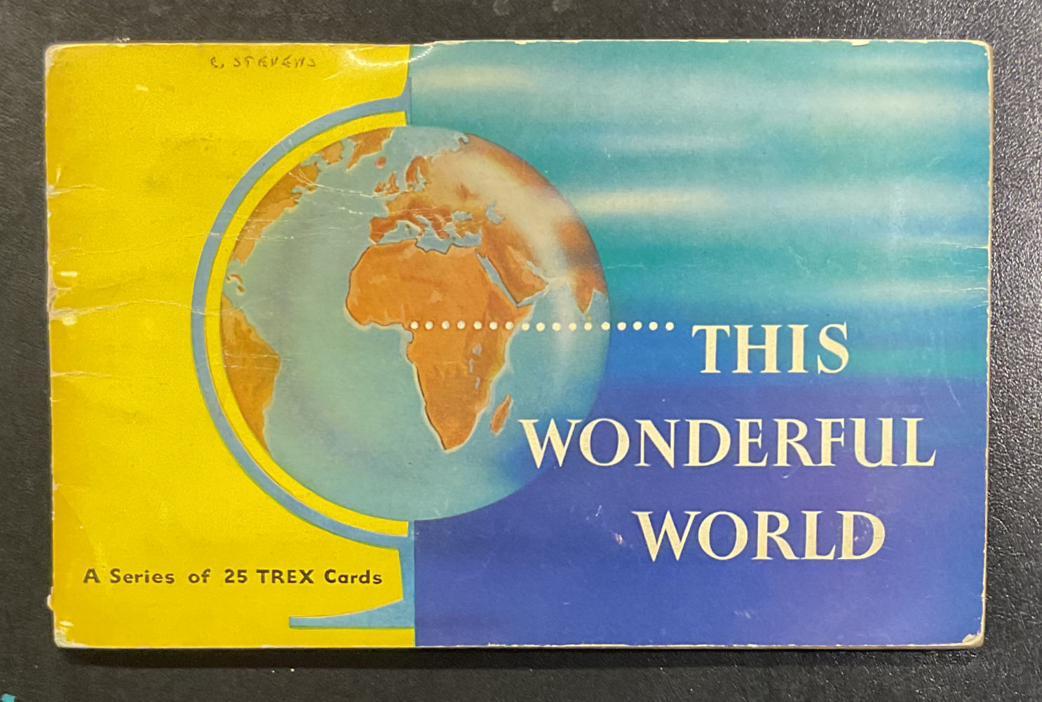Bibby Trex This Wonderful World Trade Cards + Album