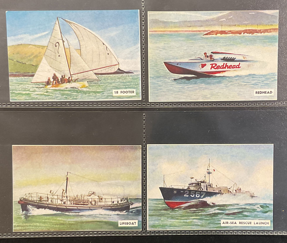 Thumbnail: Sanitarium Speed Boats And Pleasure Craft Cereal Cards