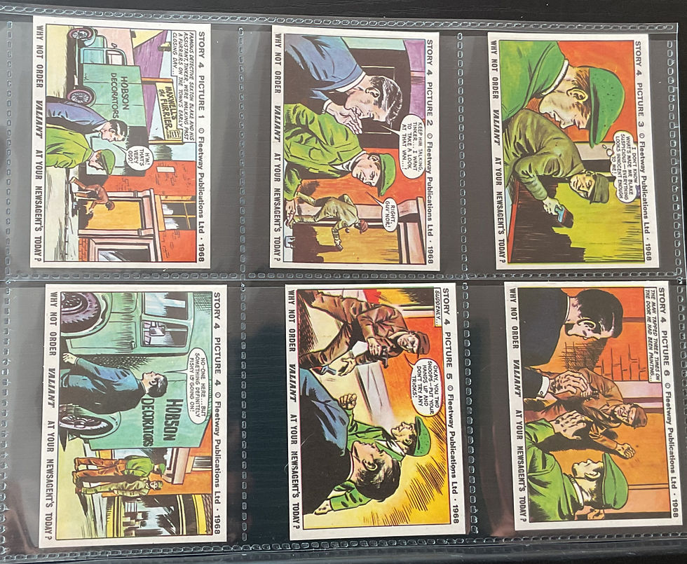 Thumbnail: Somportex Gum Adventures Of Sexton Blake Bubblegum Cards