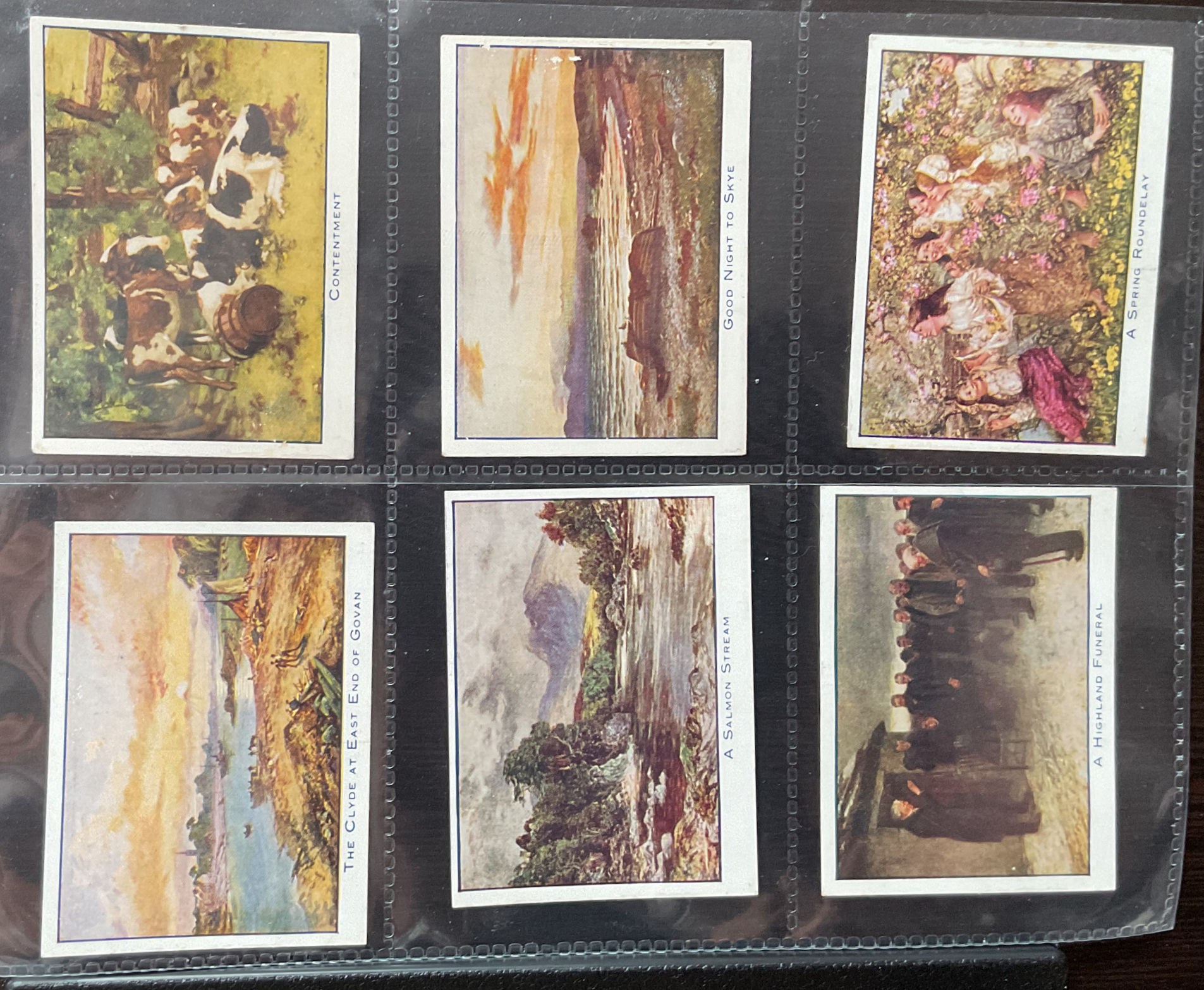 Scottish C.W.S Famous Pictures Glasgow Galleries Adhesive Cigarette Cards