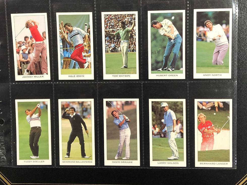 Thumbnail: Dormy Golf The Modern Era Trade Cards