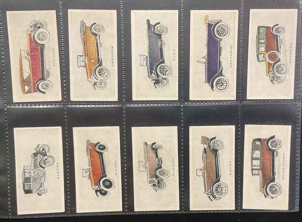 Thumbnail: Wills Motor Cars New Zealand Issue Cigarette Cards