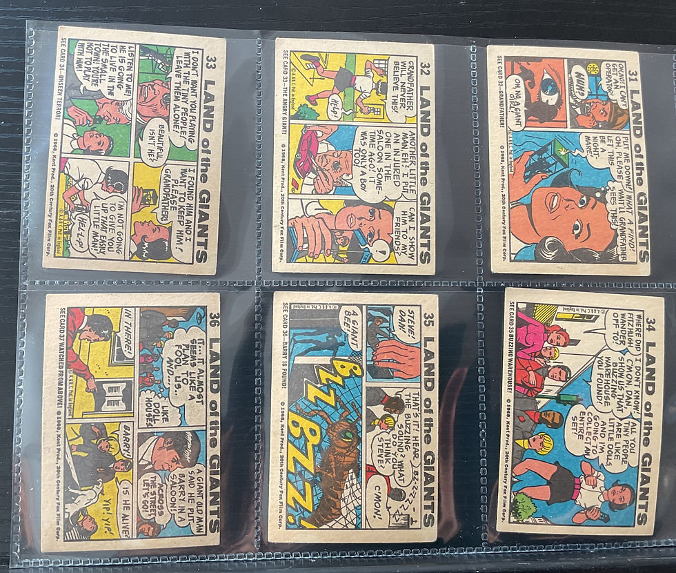 Thumbnail: A&BC Gum Land Of The Giants Bubblegum Cards