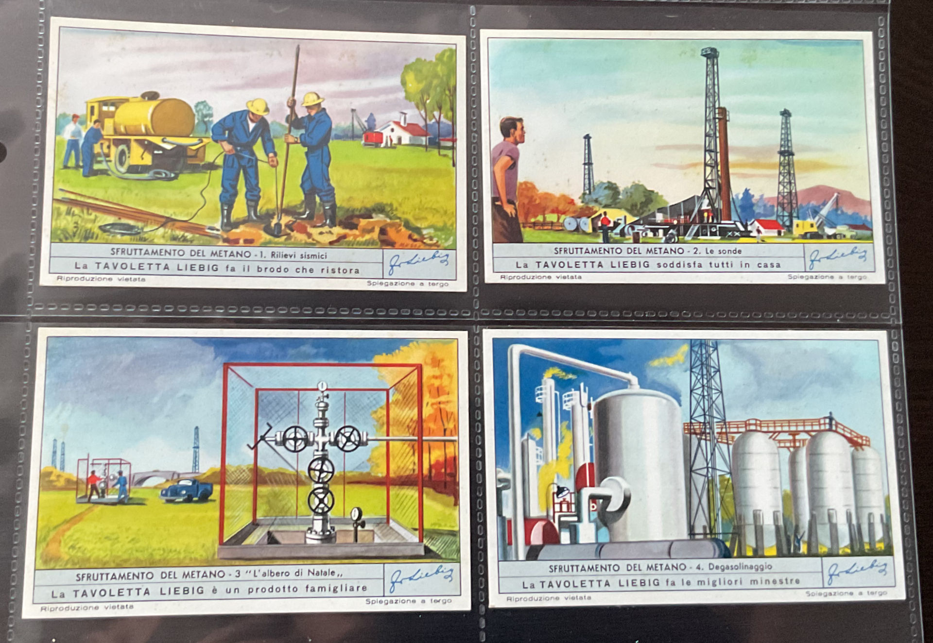 Liebig The Storage And Use Of Methane S1628 Trade Cards