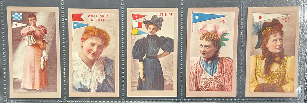 Thumbnail: American Tobacco Company International Code Signals Cigarette Cards