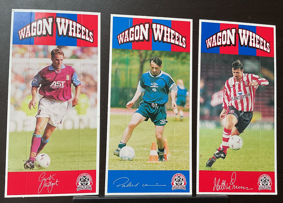 Thumbnail: Burtons Wagon Wheels Super Strikers Football Confectionary Cards