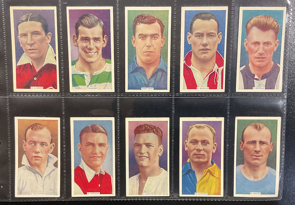 Thumbnail: Phillips Soccer Stars Football Cigarette Cards