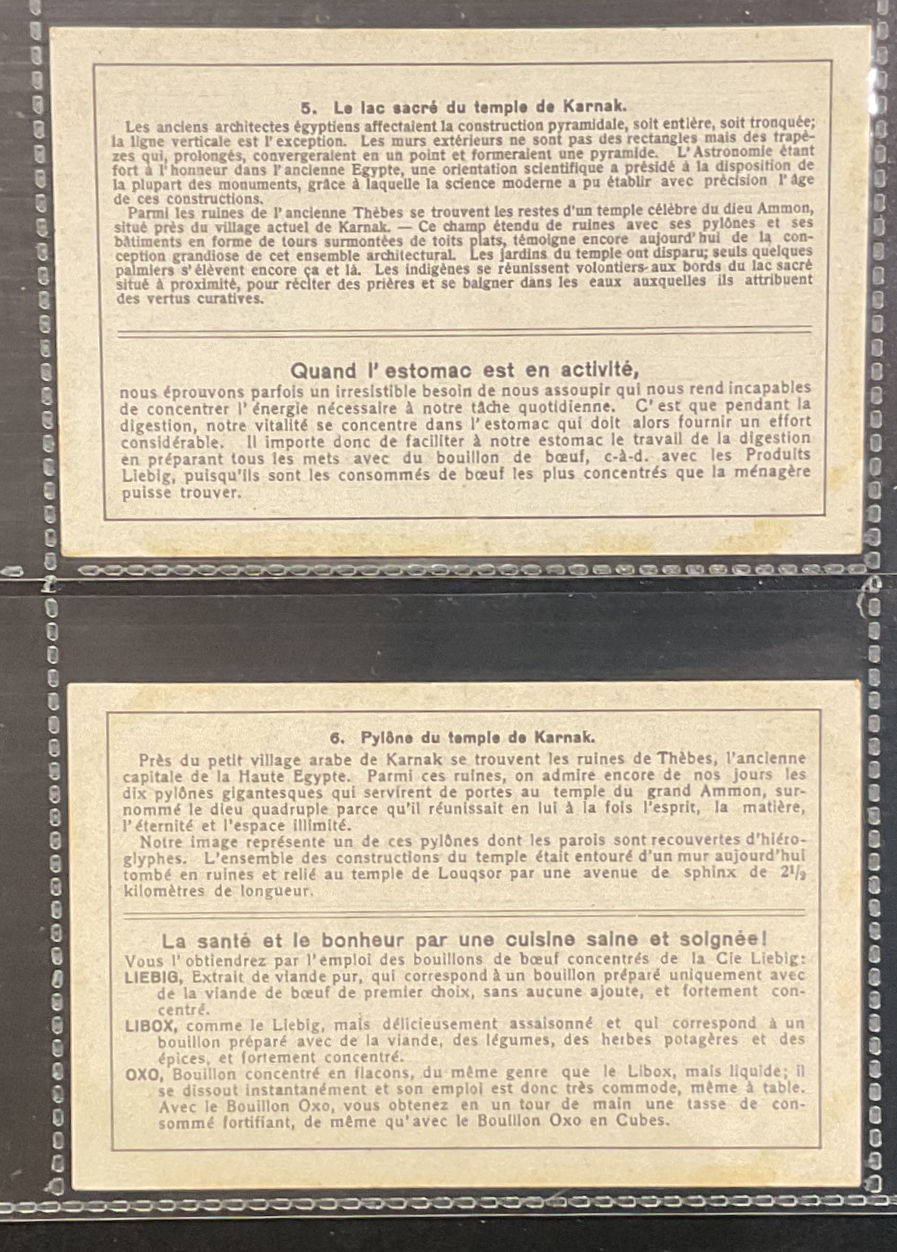 Thumbnail: Liebig Ancient Egyptian Monuments S1248 Liebig Cards