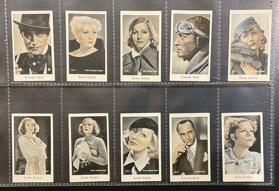 Thumbnail: Caid Film Stars German Cigarette Cards