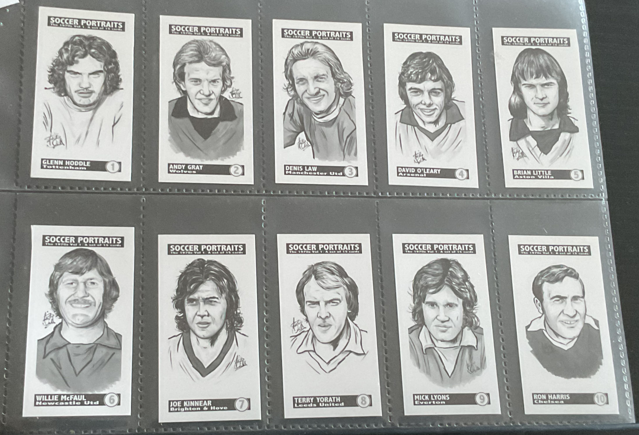 Philip Neill Soccer Portraits The 1970's Football Trade Cards