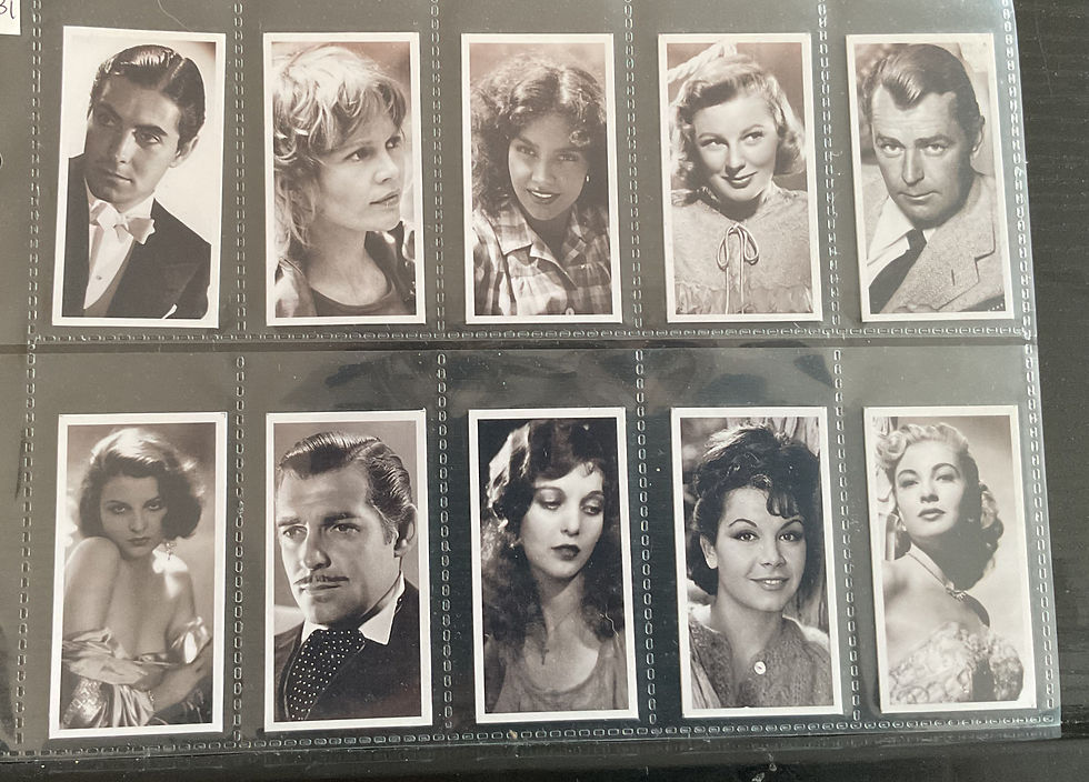 Eagle Design Big Screen Ladies & Gents Film Stars Series 14 Trade Cards