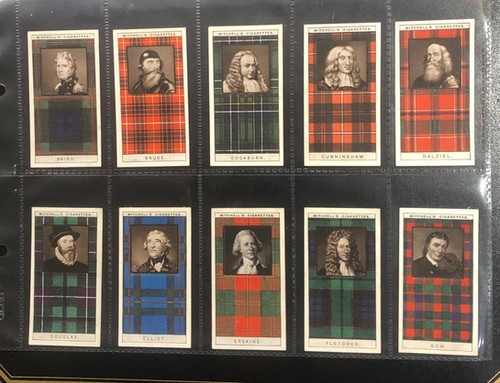 Mitchell Clan Tartans Second Series Cigarette Cards