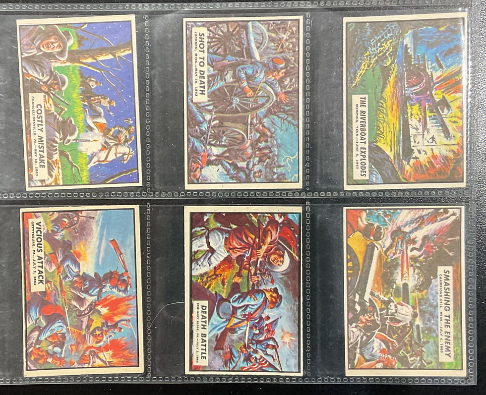 Thumbnail: A&BC Gum Civil War News Bubblegum Cards