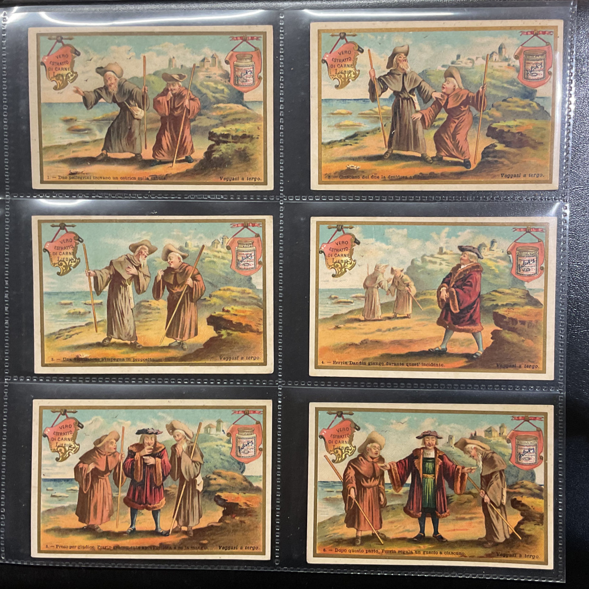 Liebig The Oyster And The Pilgrims S455 Trade Cards
