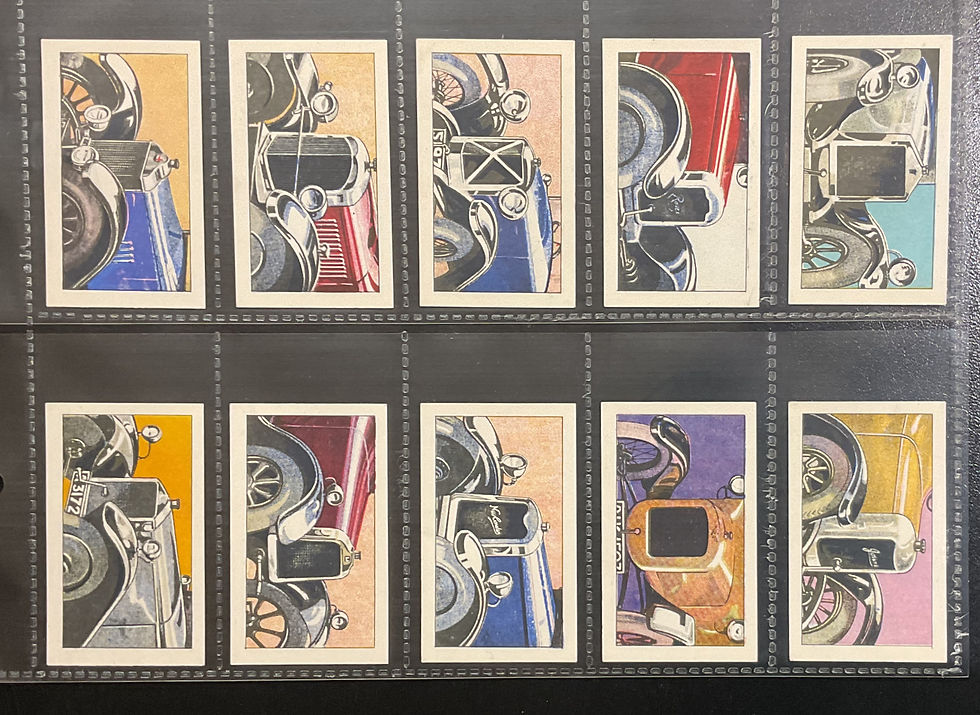 Thumbnail: Phillips Motor Cars At A Glance Cigarette Cards