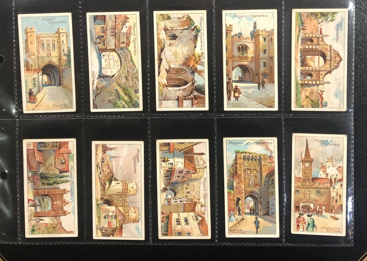 Players Celebrated Gateways Cigarette Cards