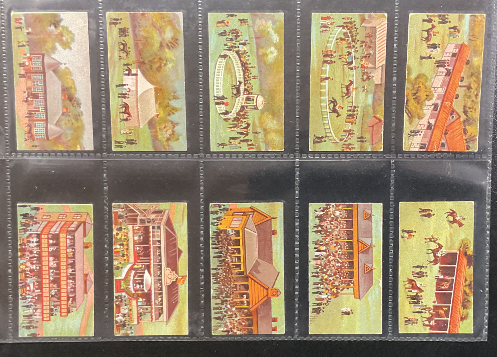 Wills Scissors Derby Day Series Horse Racing Cigarette Cards