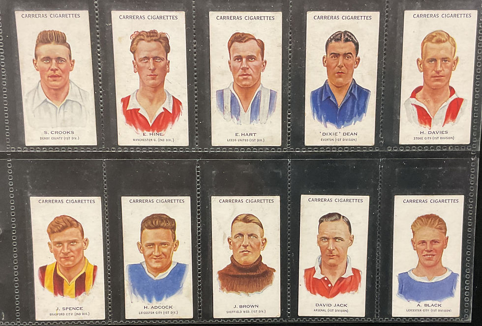 Thumbnail: Carreras Footballers Football Cigarette Cards