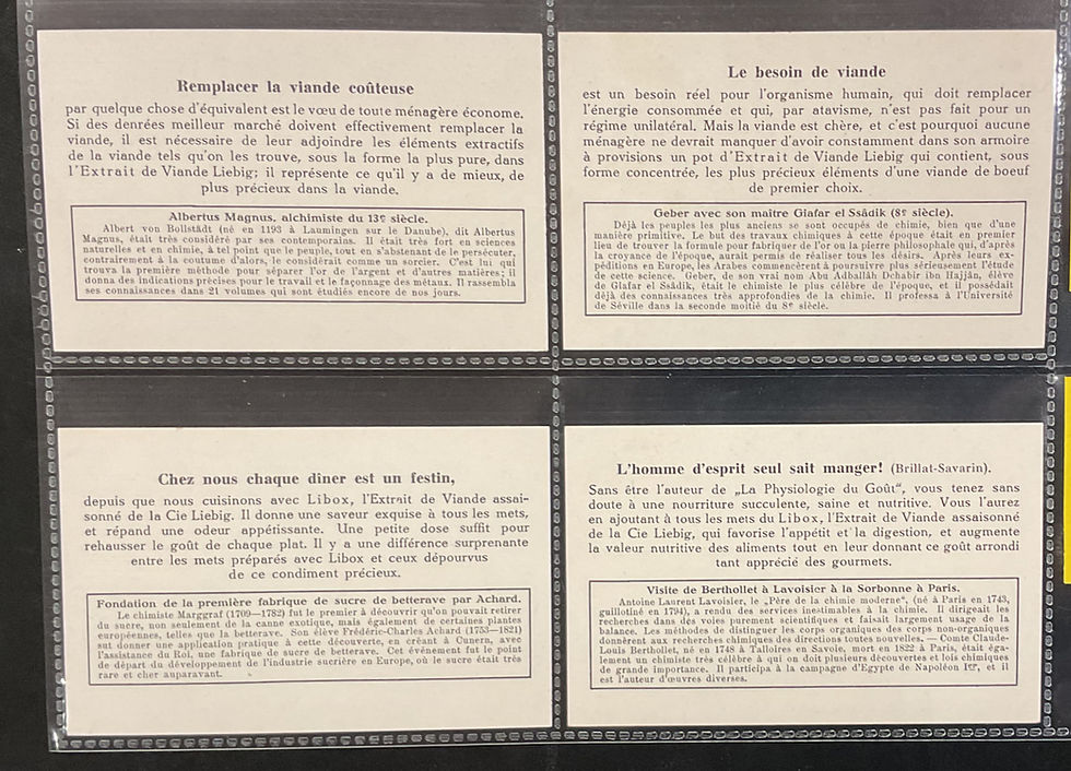 Thumbnail: Liebig Famous Chemists S1223 Trade Cards