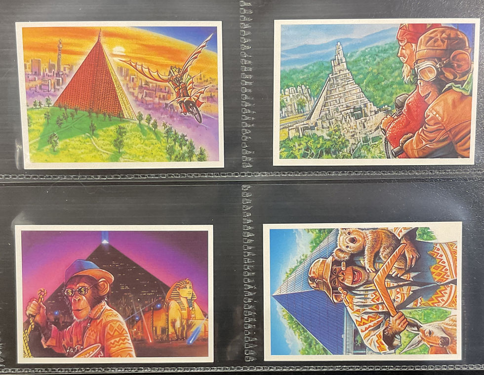 Thumbnail: Brooke Bond Tea P.G Tips Pyramid Power Black Back Tea Cards