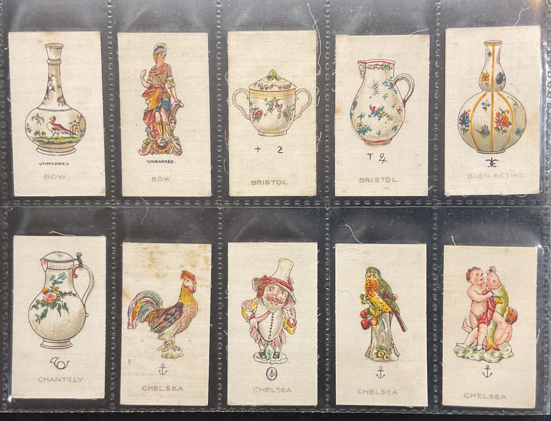 Lea Old Pottery Different Silk Cigarette Cards
