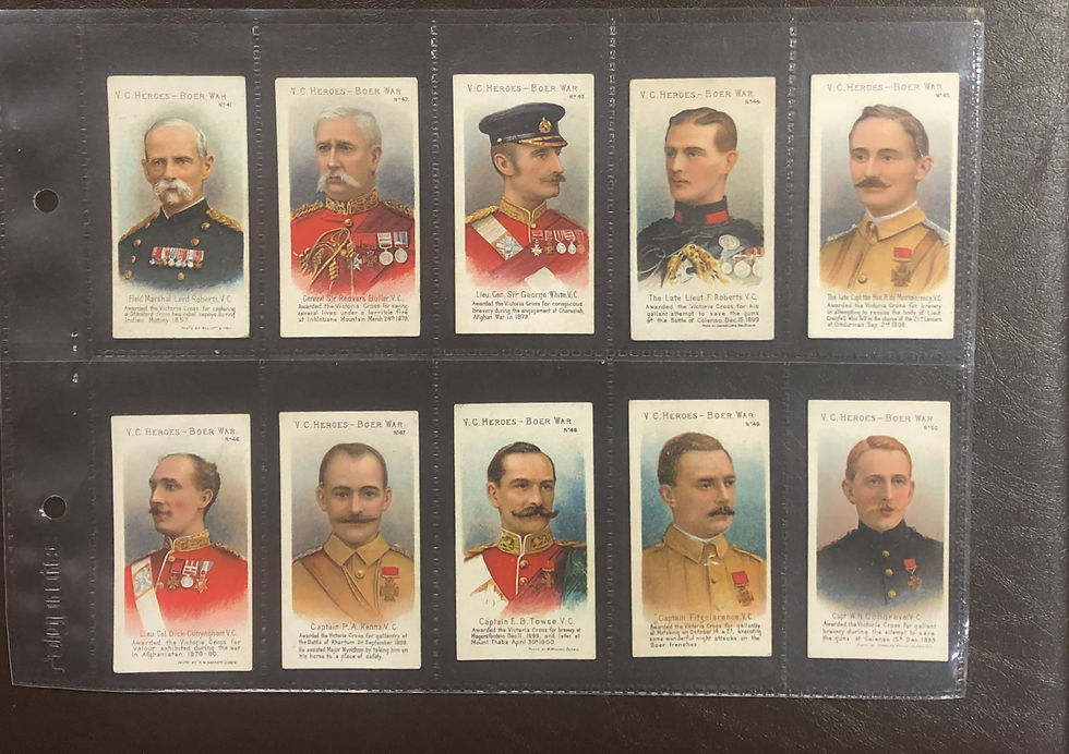 Thumbnail: Taddy V.C Heroes Boer War 41-60 Cigarette Cards