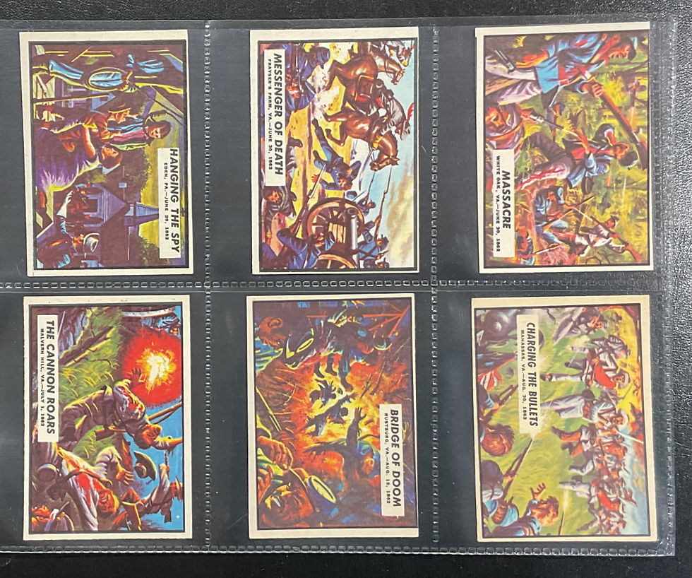 Thumbnail: A&BC Gum Civil War News Bubblegum Cards
