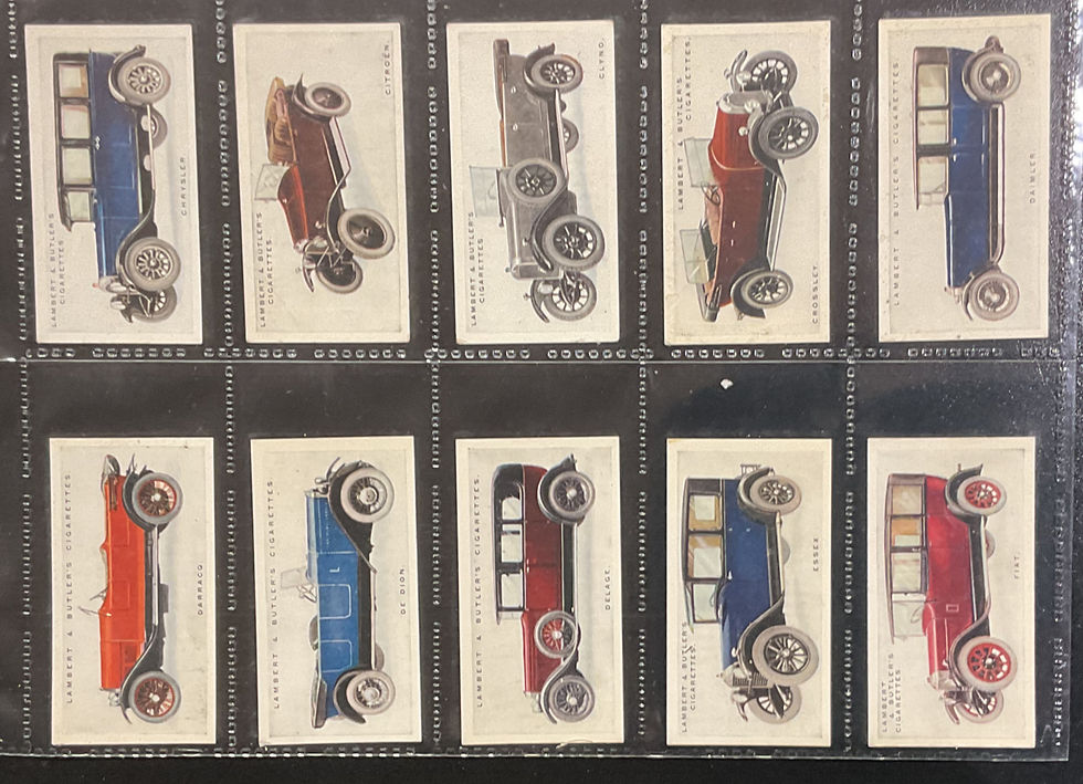 Thumbnail: Lambert & Butler Motor Cars 3rd Series Cigarette Cards