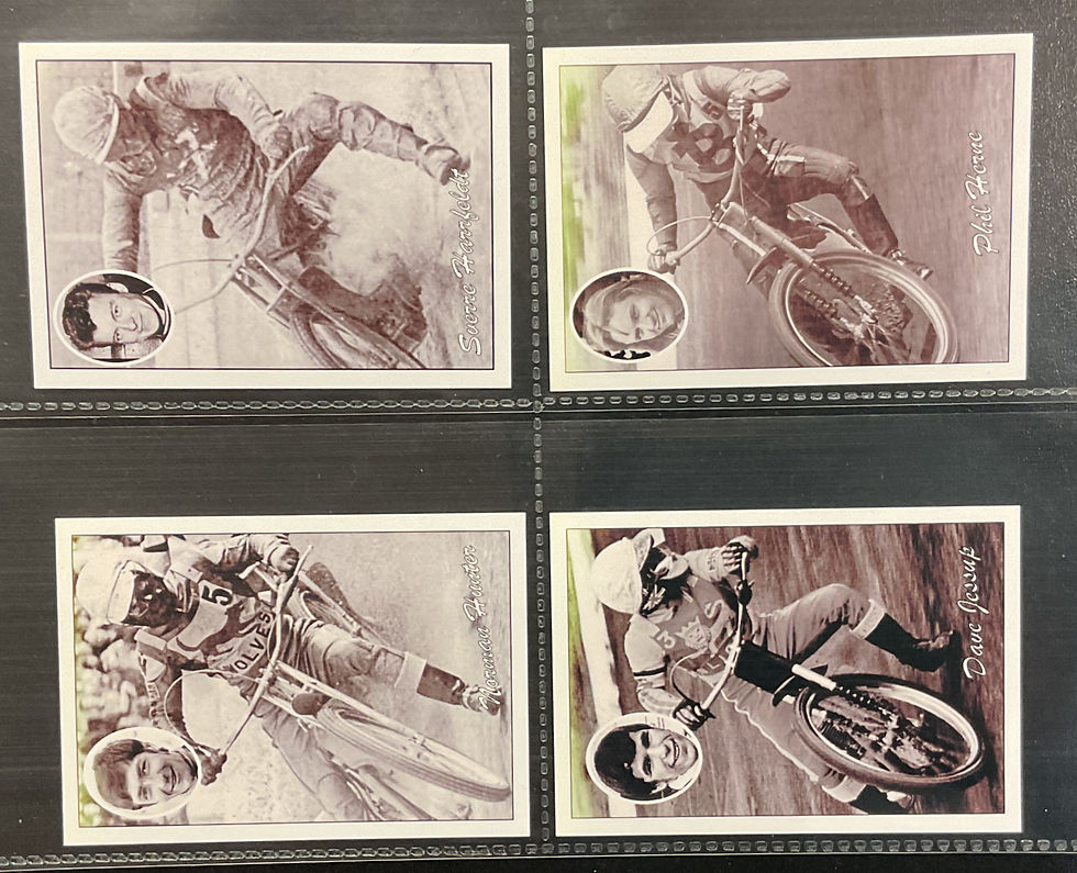 Thumbnail: Sporting Collectibles Speedway In Action Personalities Trade Cards