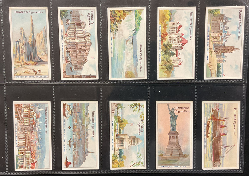 Thumbnail: Edwards Ringer & Bigg A Tour Around The World Cigarette Cards