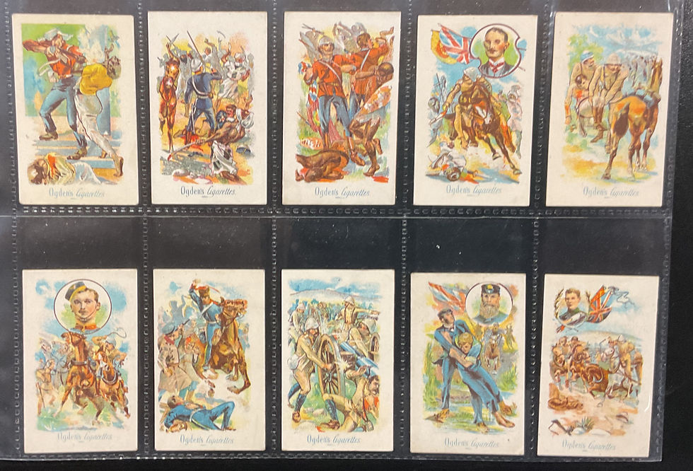 Thumbnail: Ogdens Victoria Cross Heroes Cigarette Cards