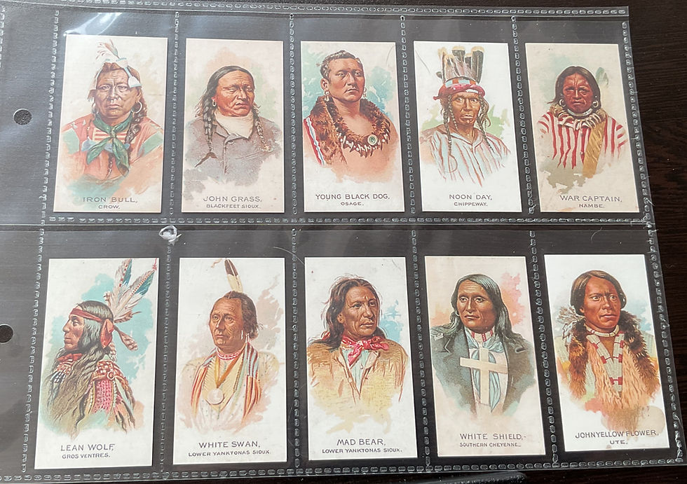 Thumbnail: Allen & Ginter Celebrated American Indian Chiefs Reproduction Cigarette Cards