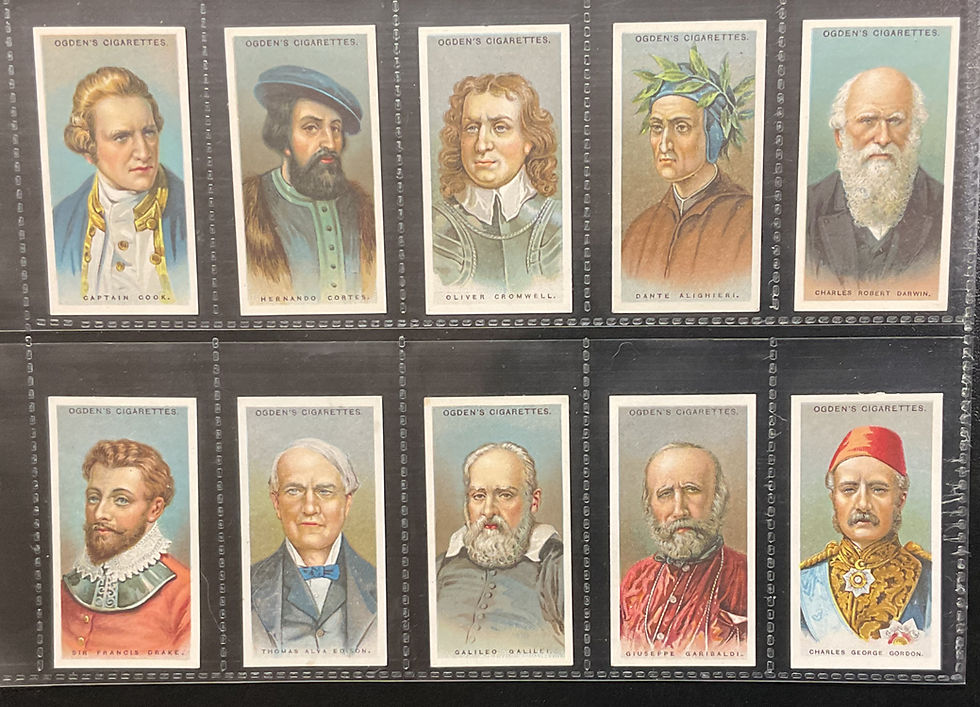 Thumbnail: Ogdens Leaders Of Men Cigarette Cards