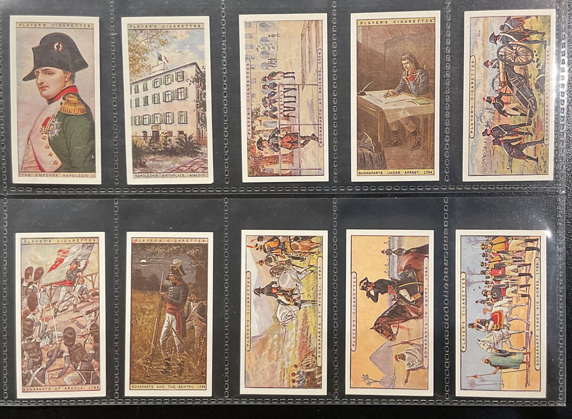 Players Napoleon Reproduction Cigarette Cards