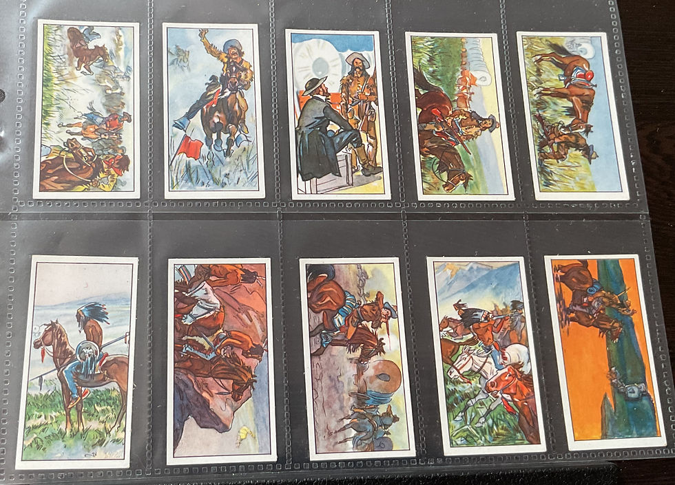 Thumbnail: British American Tobacco B.A.T Gold Dollar Wild West Cigarette Cards