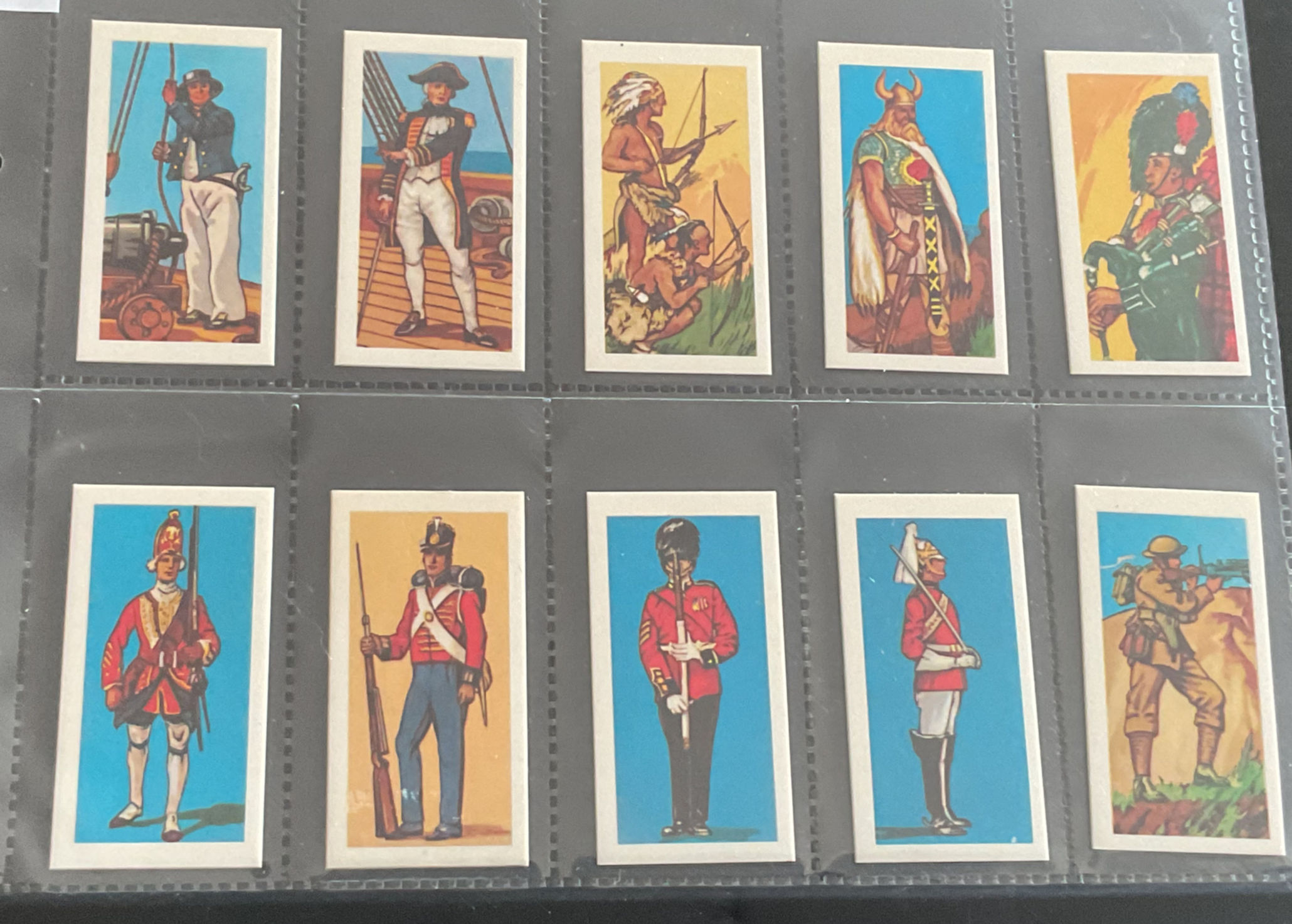 Universal Cigarette Card Co Warriors Through The Ages Trade Cards
